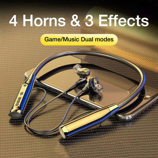 Casque Bluetooth Sans Fil EARDECO 4 Haut-Parleurs