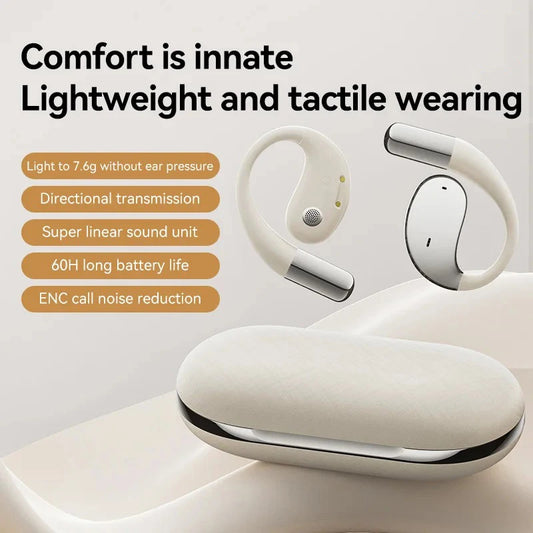 Écouteurs Bluetooth sans fil EARDECO Business avec micro, stéréo basses, adaptés au sport et usage professionnel.