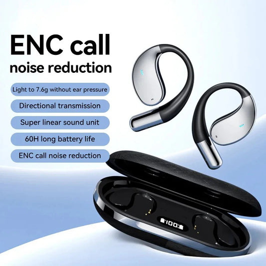 Écouteurs Bluetooth sans fil EARDECO Business avec micro, stéréo basses, adaptés au sport et usage professionnel.