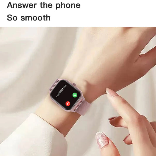 Montre Intelligente LEMFO LT10 2024
(Avec appels Bluetooth, écran tactile 2,01 pouces, suivi sportif et musique, compatible Android/iOS).