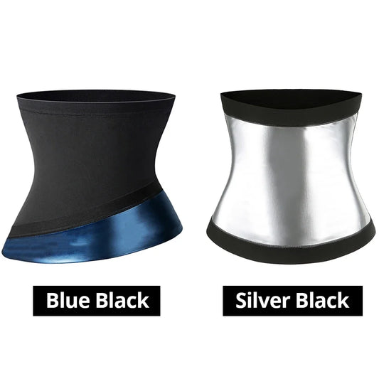 Mens Sauna Abdomen Reducer Sauna Suits Shaper Fitness Sweat Trimmer Belt Workout Waist Trainer Belly Slimming Wrap Bands Corset